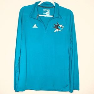 ADIDAS Sharks pullover Hanley teal size M